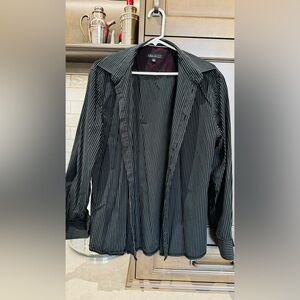 Kenneth Cole Black Striped Jacket